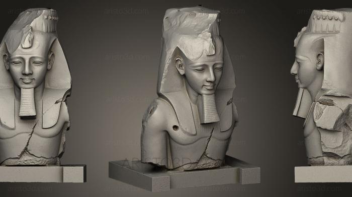 Egyptian statues and reliefs (STKE_0019) 3D model for CNC machine